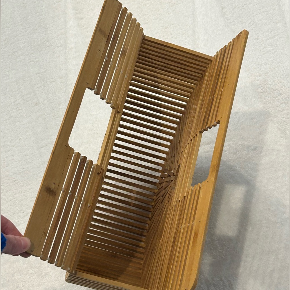 Wooden Bamboo Handbag/Beach Bag - Picture 6 of 11